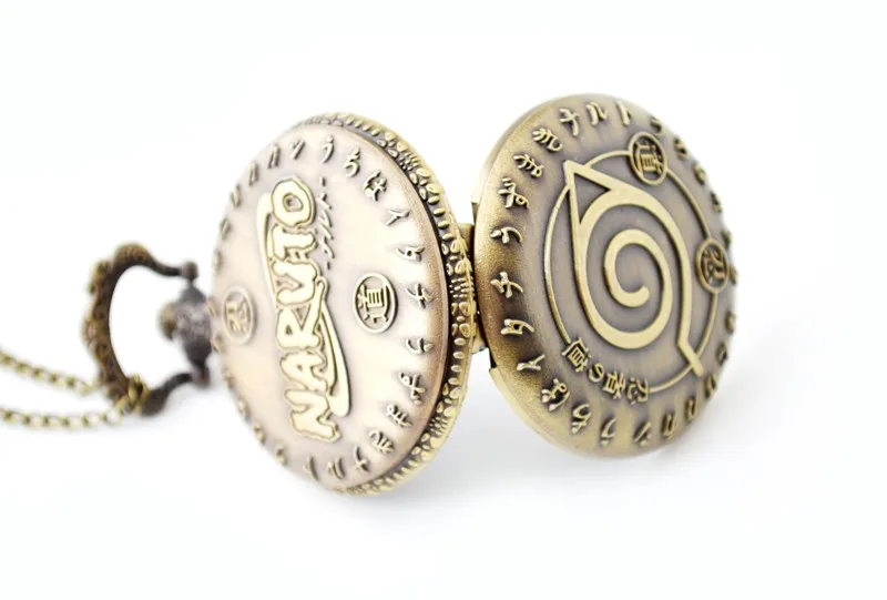 Hot Japanese Comic Anime Pocket Watch with Skeleton Antique Hollow Necklace Pendant Watch Gifts for Men Cheap Watches Wholesale