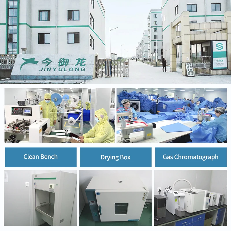 Oem Personal Chemical Protective Clothing Sterile Medical Protective Clothing Safety Non Woven Disposable Adult CE White EOS SF