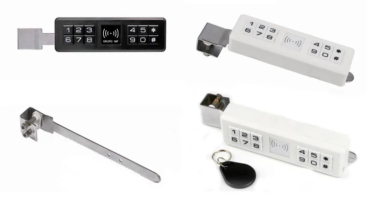 KERONG Smart Electronic RFID&Password Combination Code Digital Cabinet Lock for Glass Locker