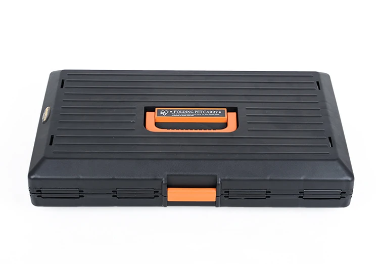 Relaxlines Foldable Plastic Pet Travel Flight Carrier Portable Pet Crate Traveling Dog Cage Box