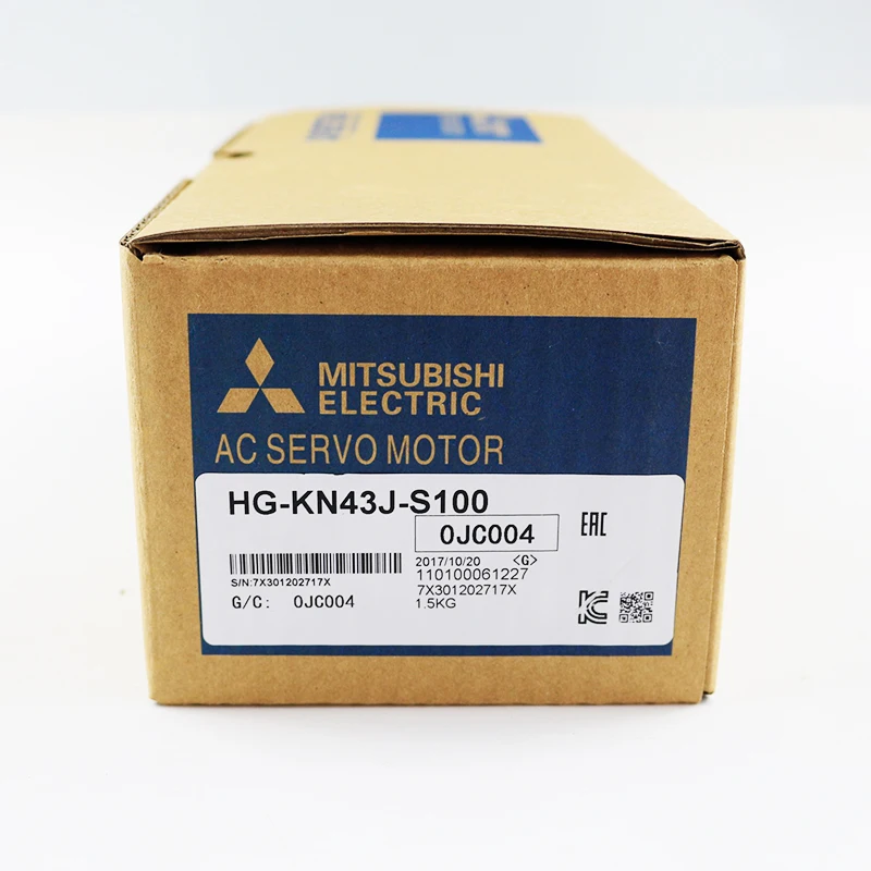 Japanese HG-KN43J-S100 Servo Motor Driver Motor Set Original Genuine 400W Servo Motor HG-KN43J-S100