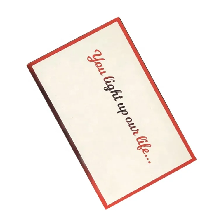 Fashion design factory price 200g art paper customized Custom Printed Gift Certificates