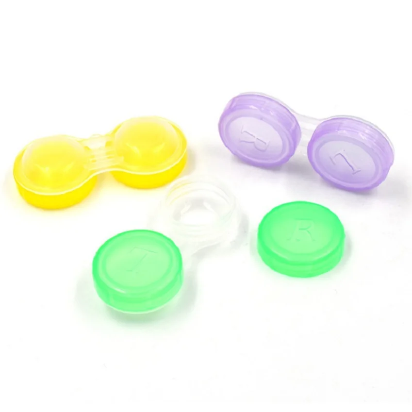 Portable tiny contact lens box / contact lens container / Cute Mini contact lens case