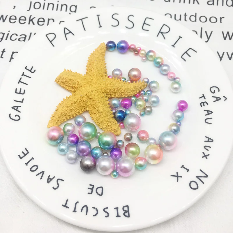 New Arrival High Quality Plastic Pearl Beads Colorful Loose Beads for DIY Making