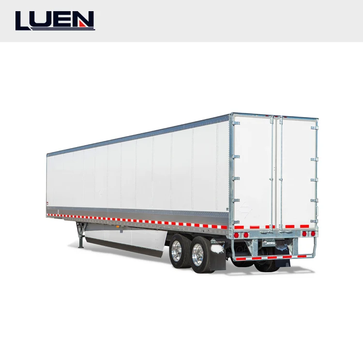 China factory Price High Quality Cargo Trailer Box Semi Trailer 3 Axle Open Wing Van Truck Trailer For Sale