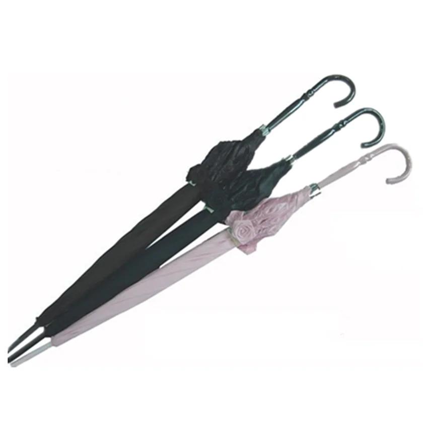 Gift Umbrella Manufacture Manufacture 60cm 8K Special Curved Handle Colorful Ladies Fashion Stick Umbrella