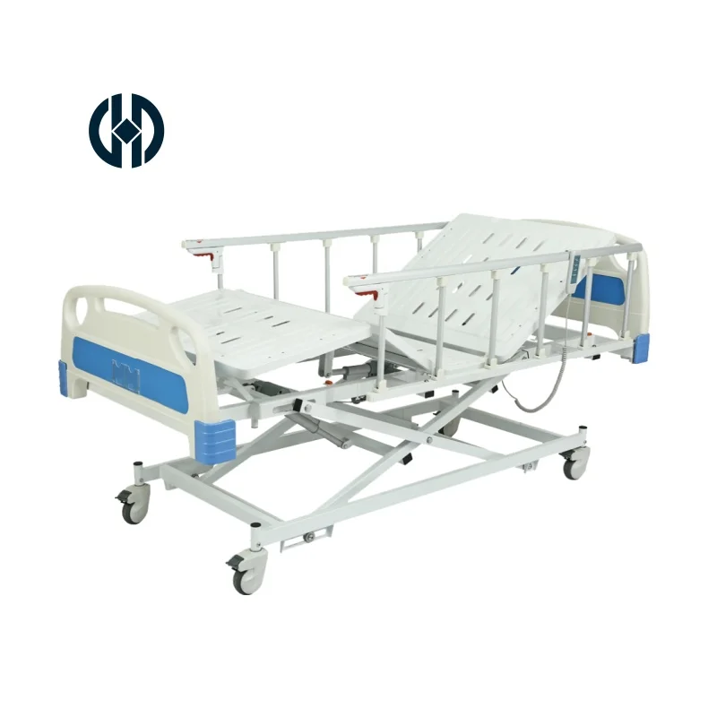 Hospital Icu Medical Manual Integral Lift Nursing Bed Intensive Care Unit Hand-cranked Three-function Hospital Bed