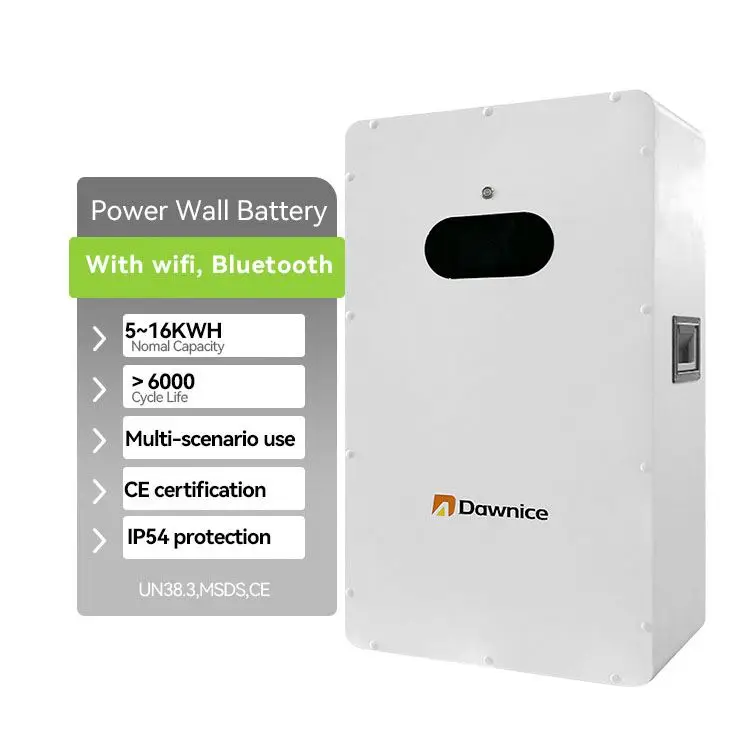 Dawnice 10 Year Life Design 10Kwh 15kWh 16kWh wall mounted Home Battery System for Residential Use