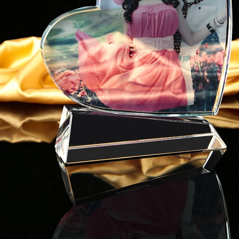 2020 personalized fashionable crystal souvenir gifts  glass picture frames/crystal photo frame for wedding gifts FRAME PHOTO