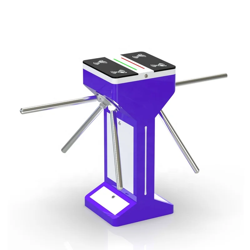 Double Arm Vertical Tripod Turnstile Gate for Gym Turnstile Access Control of Pedestrian Passage