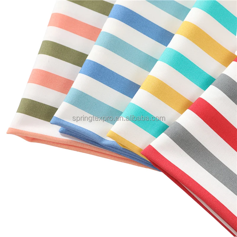 Дешевая Экологичная полоска с принтом, водонепроницаемый холст из полиэстера, солнцезащитный зонтик