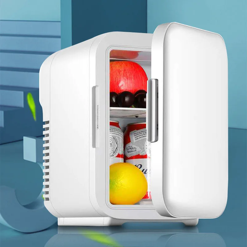 Автомобильный холодильник 6 л, мини-холодильник, косметика, 12 В, мини-охладители, портативный автомобильный холодильник