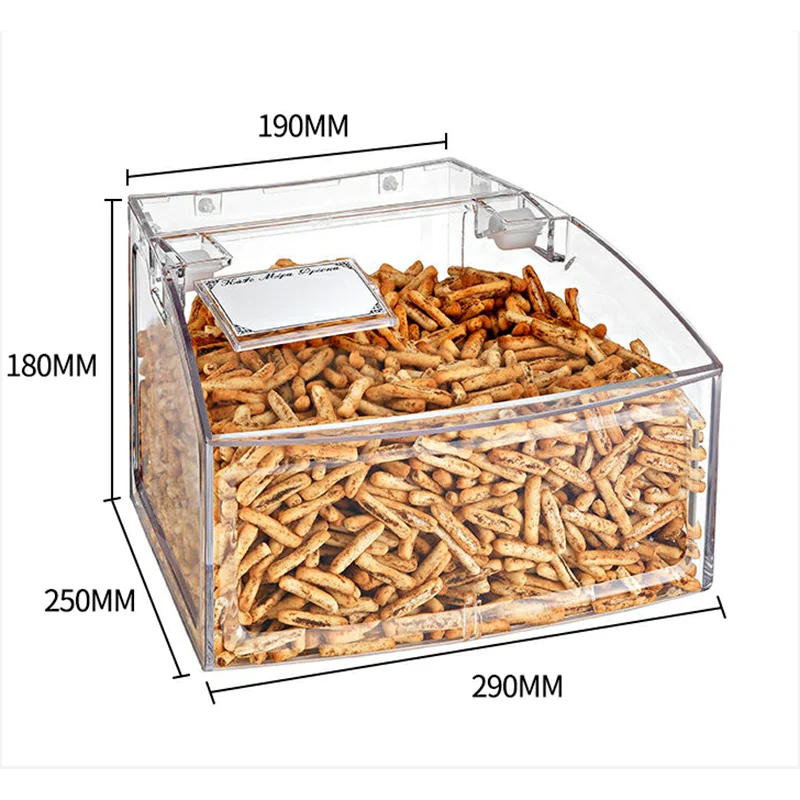 Индивидуальные прозрачные акриловые контейнеры для конфет зерновые хлопья орехи контейнерные хранения сладкого