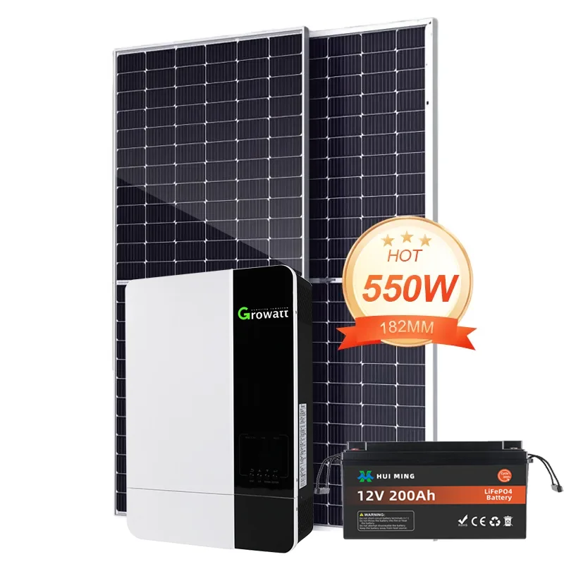 Complete Set Solar Energy System 51.2v lifepo4 OEM 48V lifepo4 3Kva 5Kva 8Kva 10Kva 12Kva 380V Hybrid Solar Power System Kit