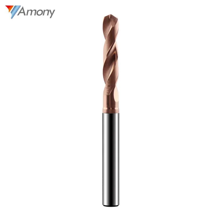 Factory Solid Tungsten Carbide Drill Bits 5D For Machine Tools