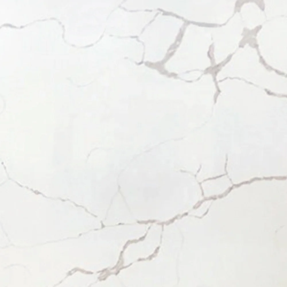 Manufacturer calacatta white engineered quartz slab artificial vanity quartz sintered stone