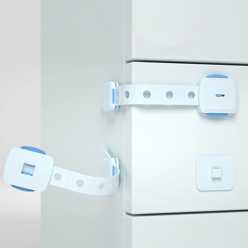 New Wholesale Baby Protect plastic baby safety door lock for Cabinet Fridge Proofing Safety Cabinet Locks