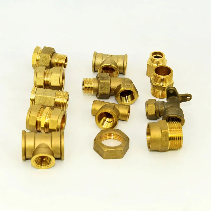 wholesale customized brass thread reducer male/female nipple copper pipe fittings