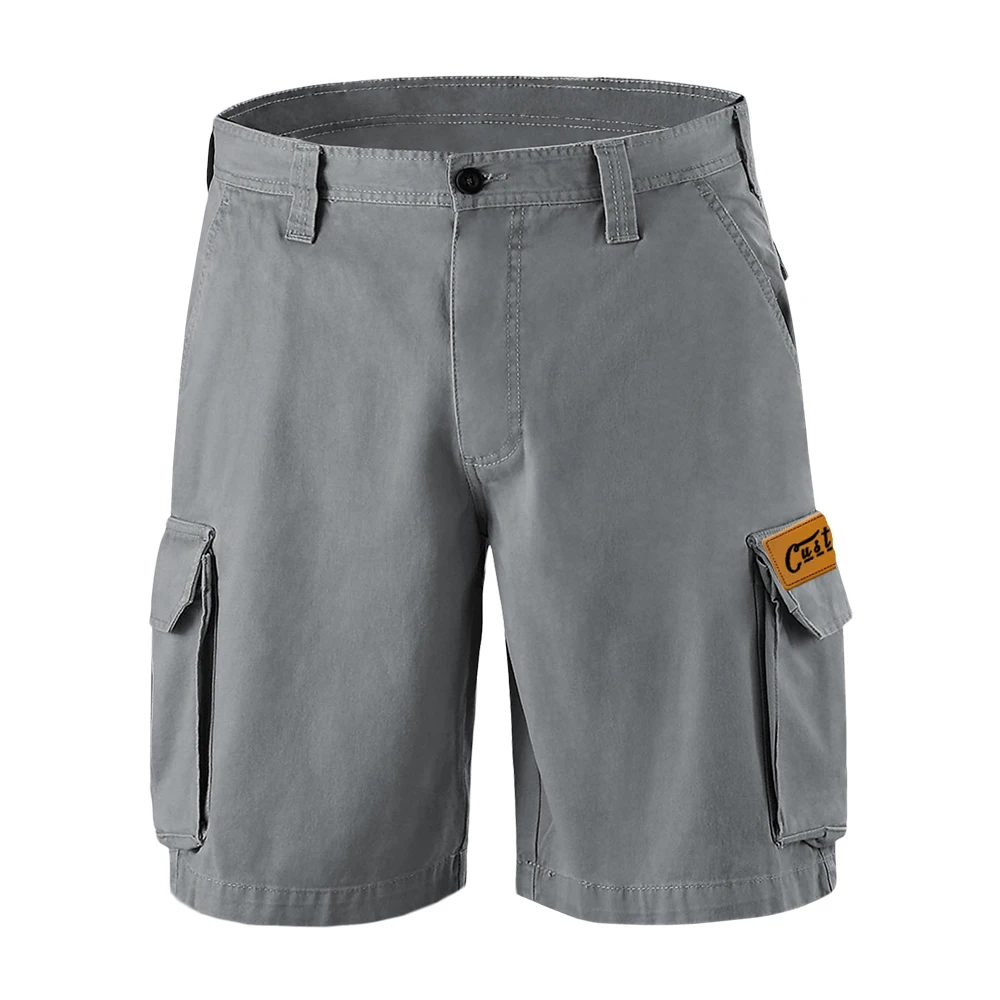 Outdoor tactical black cargo 6 pockets high waisted booty shorts with pockets