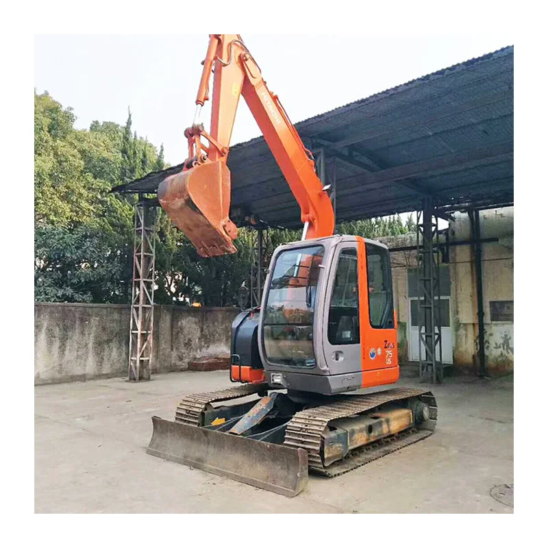 Cheap Price Construction Machinery Used Second Hand Crawler Hitachi PC 75 Excavator From Japan