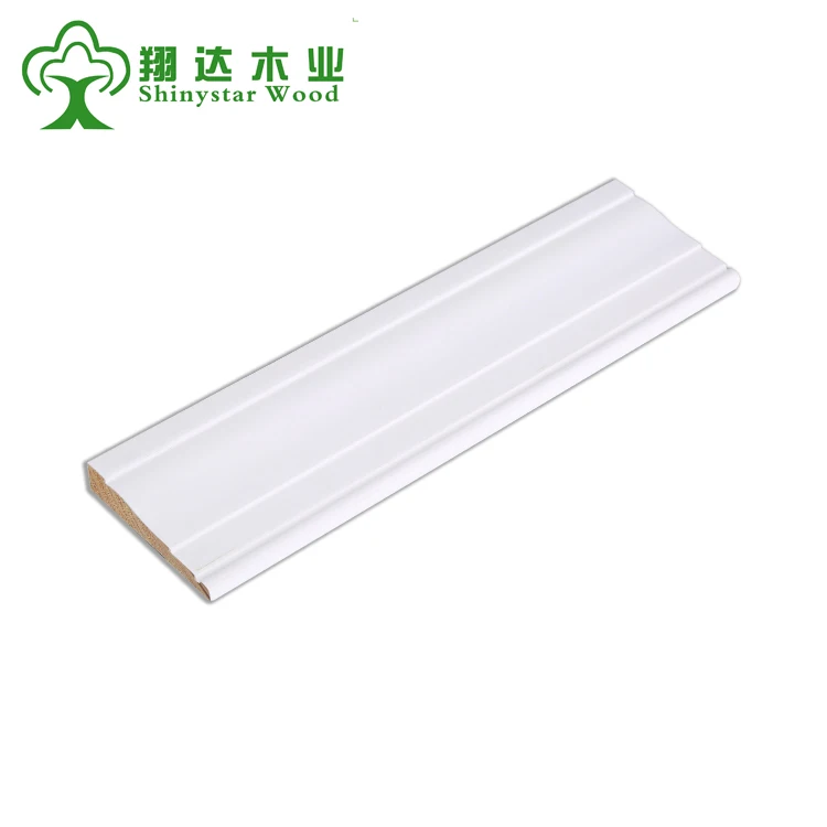 Cheap Gesso Primed FJ Cedar Shoe Moulding for indoor