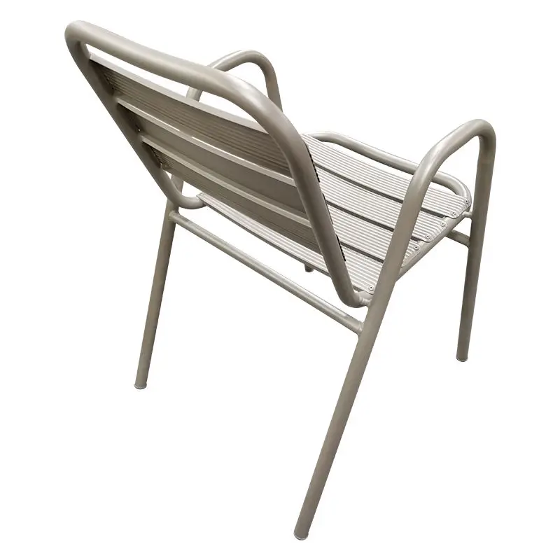 Active Demand Outdoor Garden Modern Airport Cafe Aluminum Frame Leisure Backrest Chairs