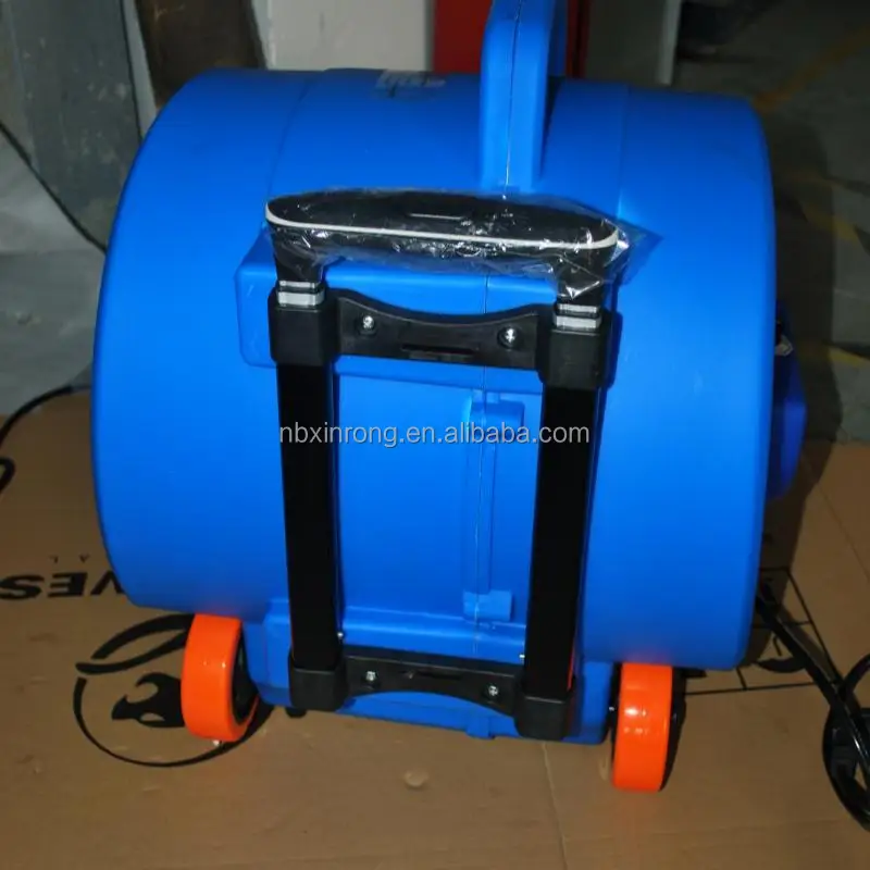 1100W Air Mover Carpet Dryer Floor Fan Blower Air Cooling Fan with Handle and wheel kit