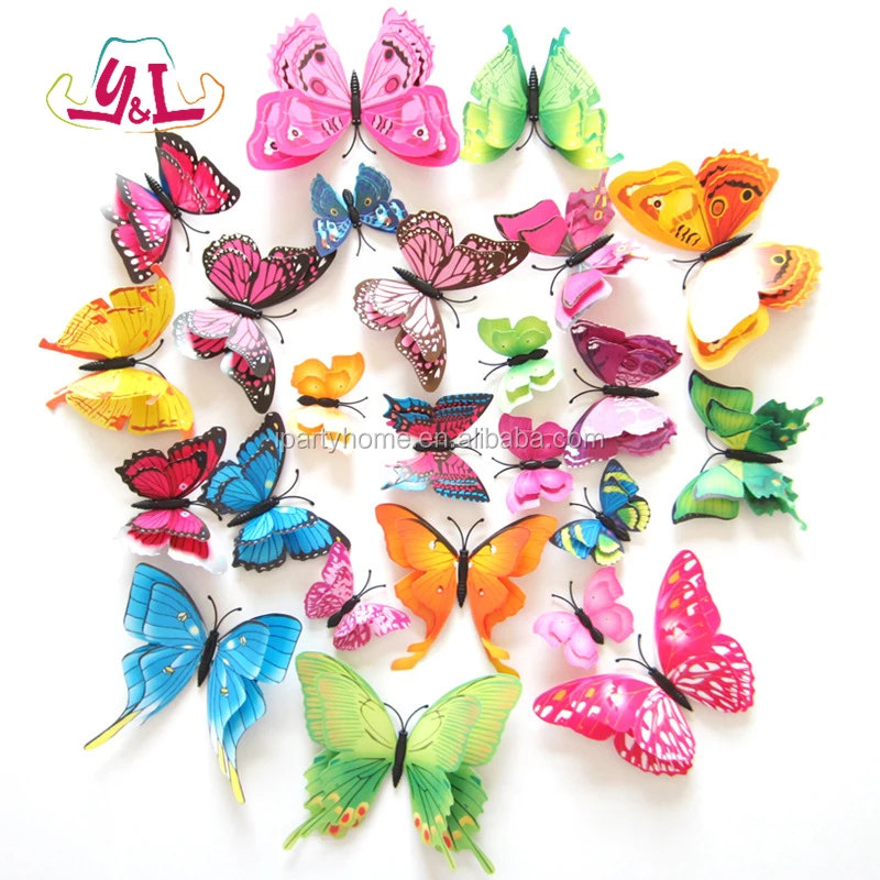 Events Wedding Decoration Fairy Garden Flying Butterfly for Party