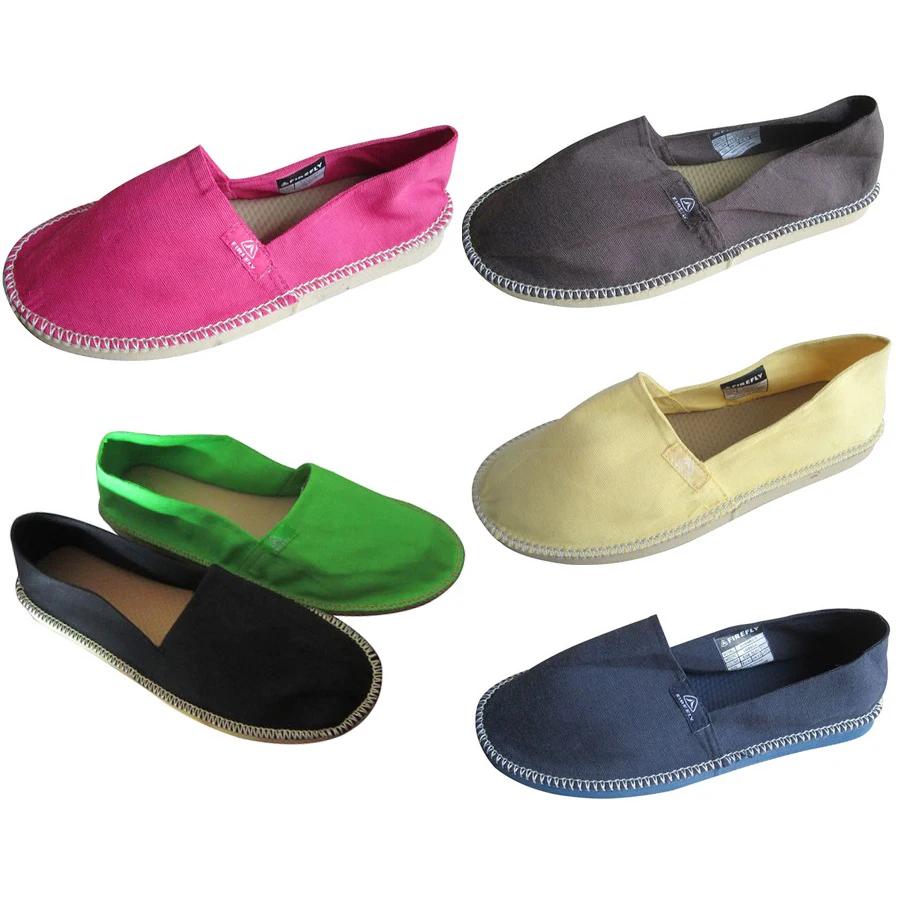 
Loafer Flat Upper New Design Hot On Wholesale Casual Womens Espadrilles Canvas Shoes 