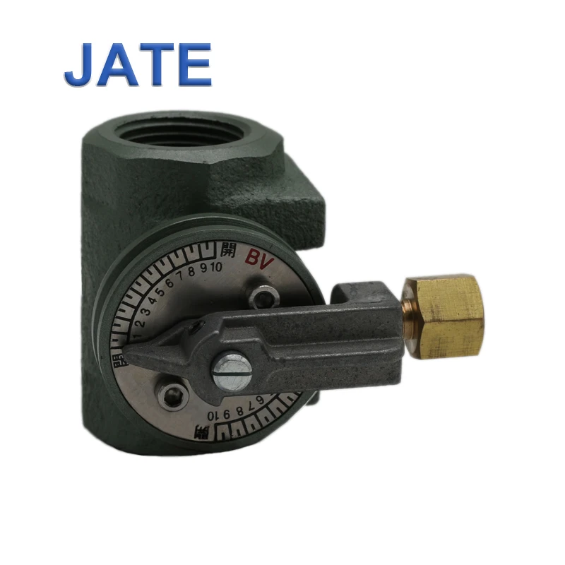 Original CHINA JATE BVM-25 Manual High Performance Butterfly Valve Throttle Check Valve for industrial gas burner