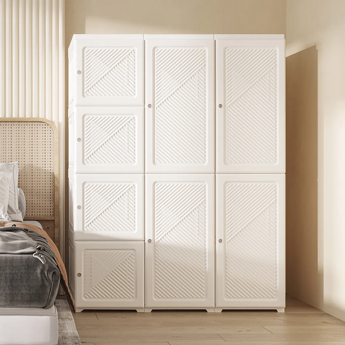 High Quality Cheap European Plastic Storage Cabinet For Clothes