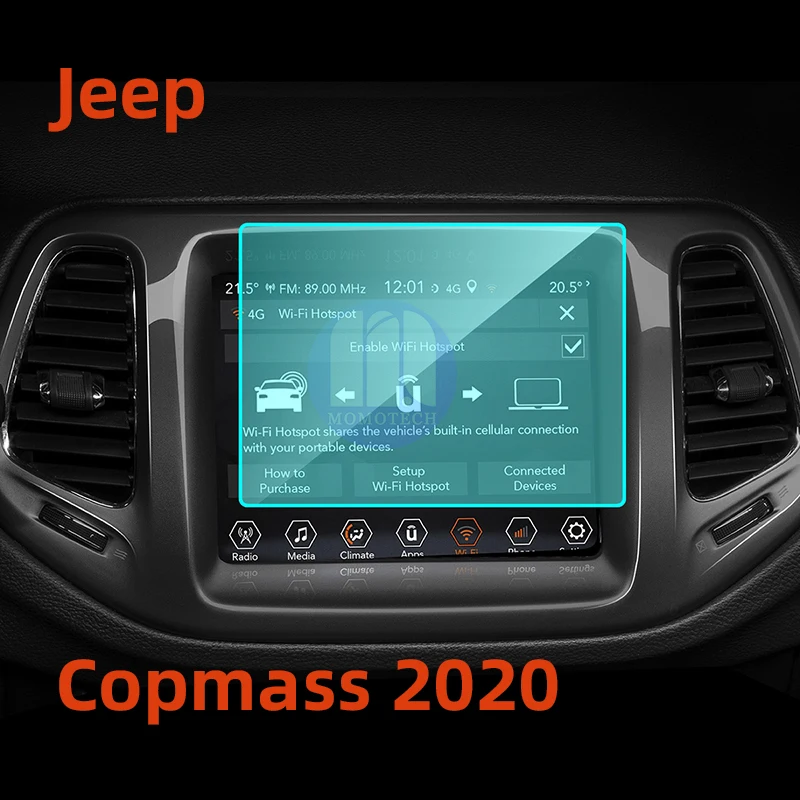 Tempered glass protective film For Jeep compass 2021 2022 10.1 inch Car GPS navigation film LCD screen Anti-scratch Film