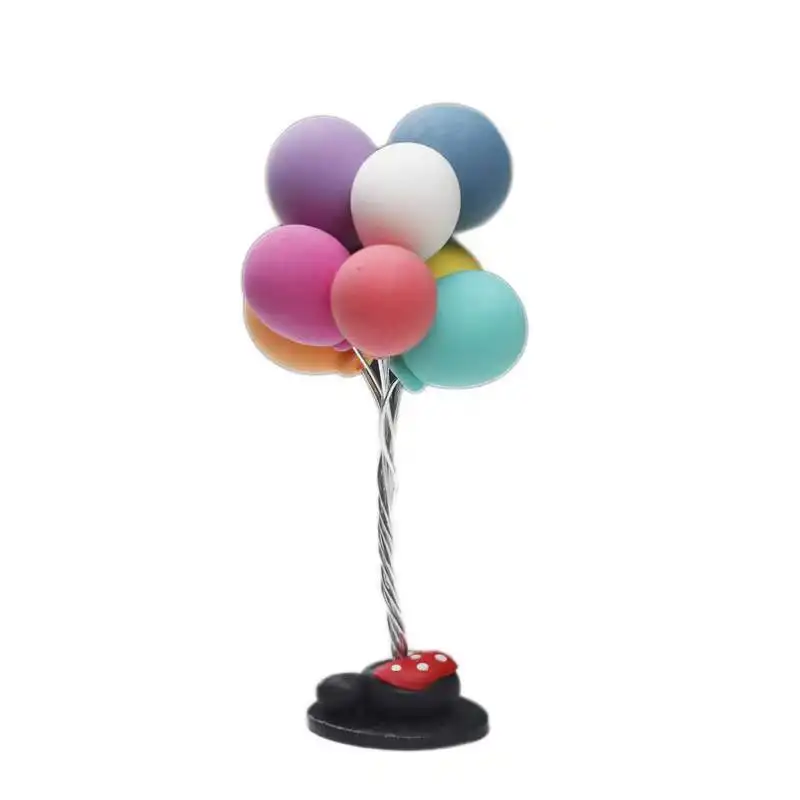 Lovely Balloon Car Decoration Charming Auto Ornaments Multicolor Mini Console Dashboard Decoration
