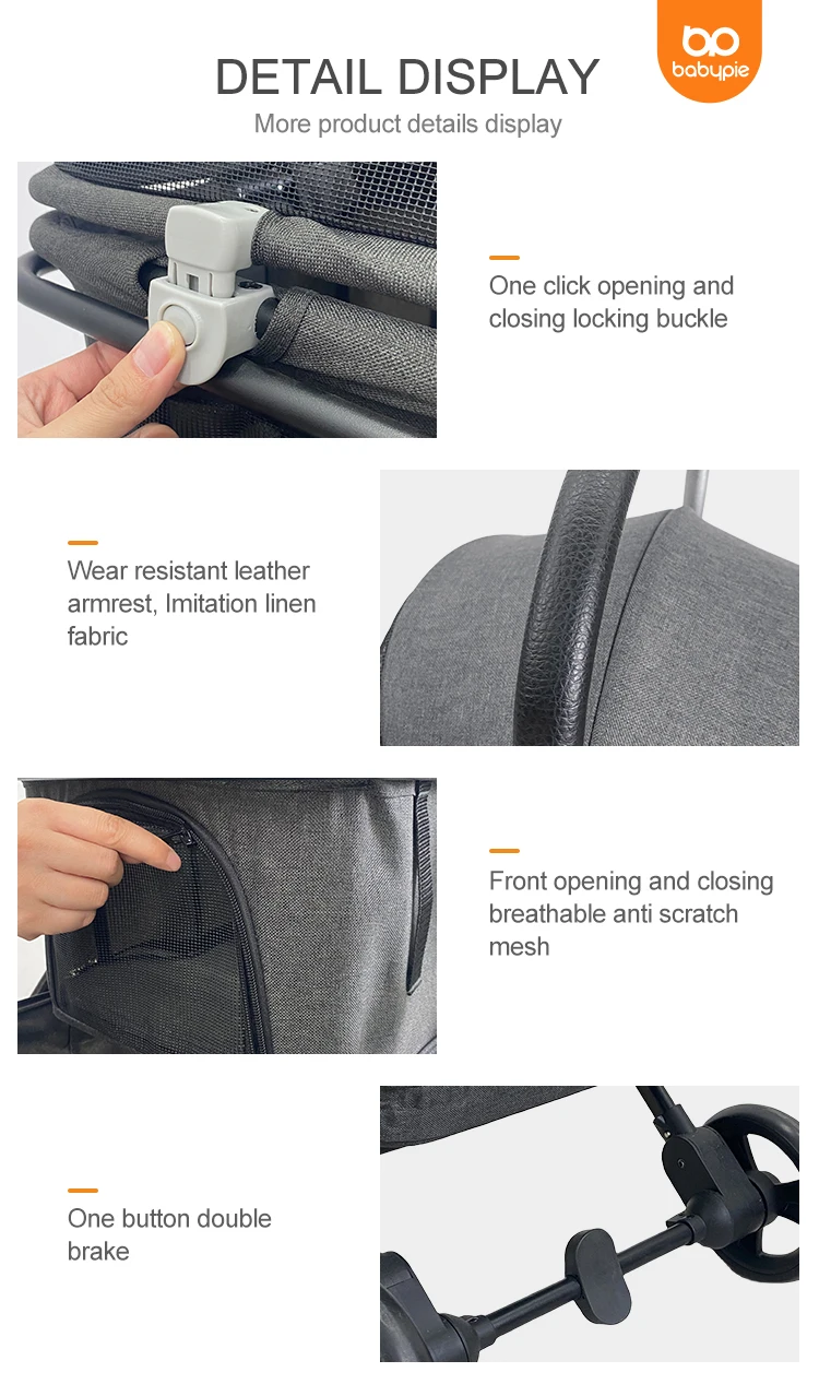 Dog Cat Stroller For 2 Peg Perego Stroller Double Pet Stroller