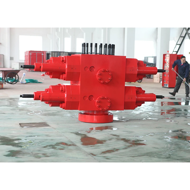 Tigerrig API 16A high pressure manual cameron u s type ram blowout preventer shaffer double ram bop for well drilling