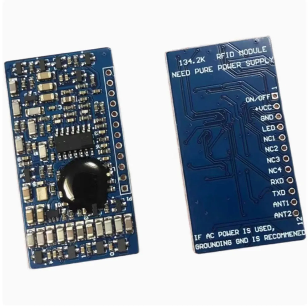 Taidacent UART TTL Modbus Long Range 134.2khz 125khz ISO11784/85 FDX-B Pets/Cattle/Sheep/Horse Animal Ear Tag RFID Reader Module