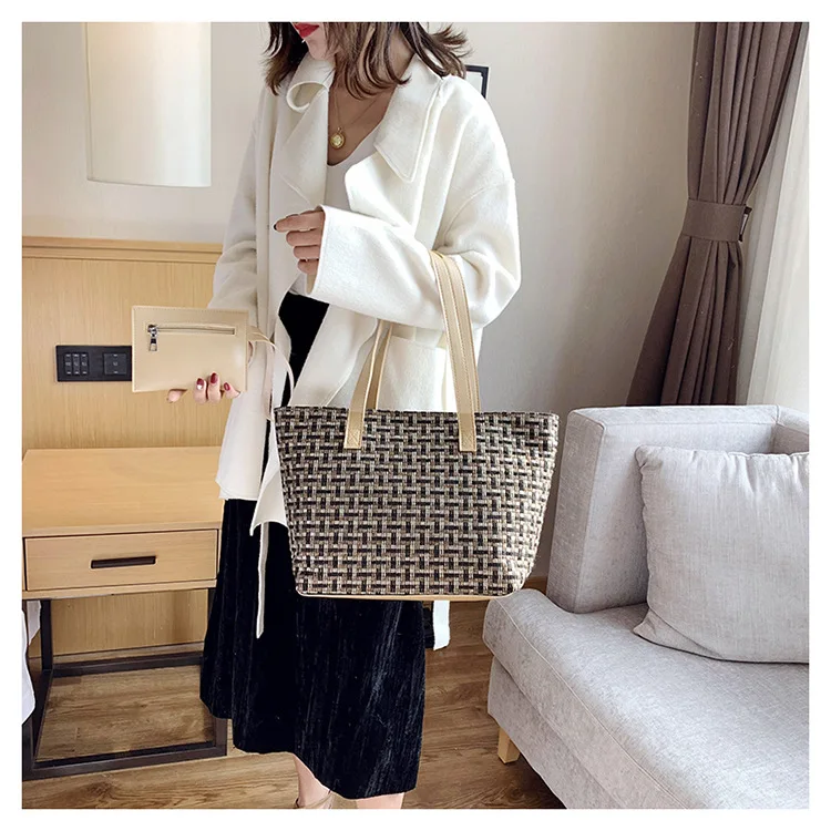 kaiguang Cheap fashion lady luxury  2 piece set tote bag hand bag women shoulder bag ladies handbag set