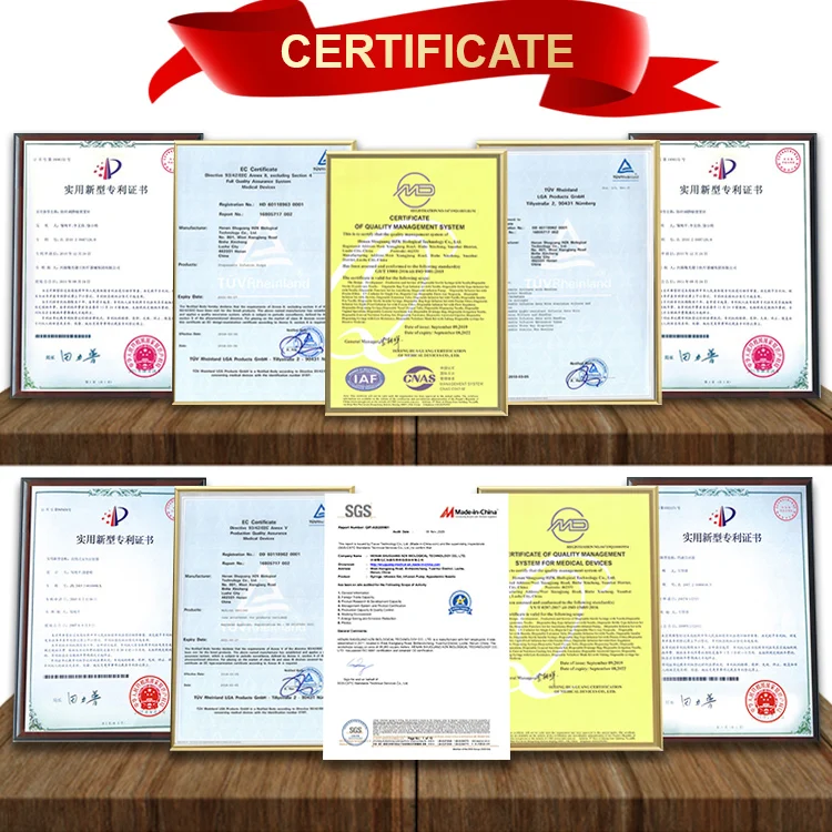 medical hospital supplies portable vacuum soft universal IV infusion syringe pump set analgesic CE ISO