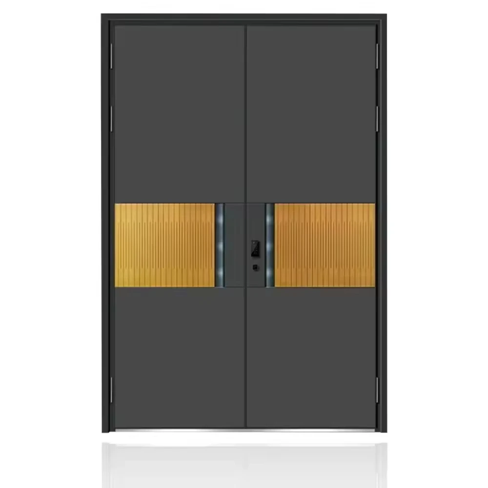 Factory Professional High Quality Armored Door Security Steel Door With Design Frame