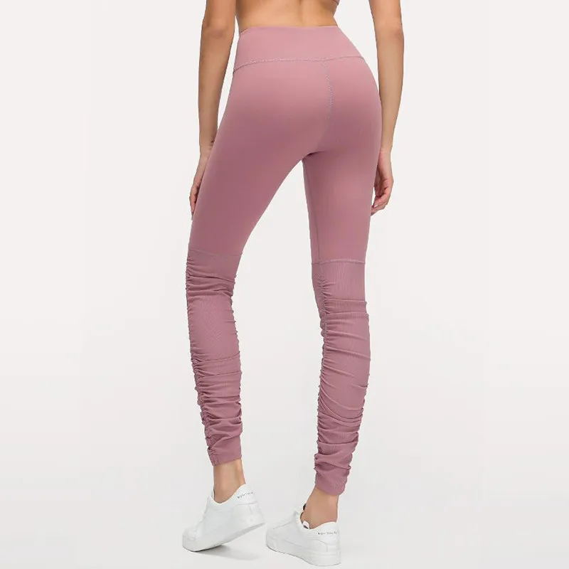 custom design OEM High Waist girl Legging RPET recycle Yoga Pant active fitness trouser Women sport short gym plus size seamless