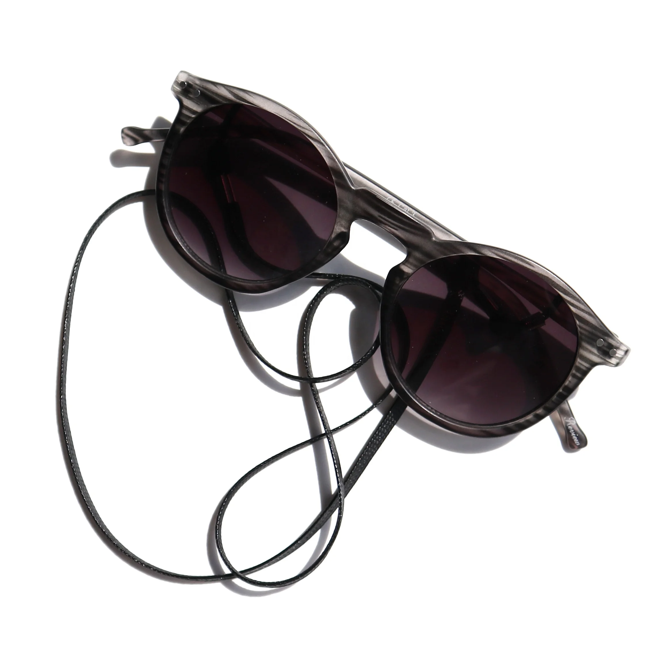 Черная веревка для солнцезащитных очков широкая стильная цепочка для очков Веревка для солнцезащитных очков модный ремешок для очков для взрослых кожаное ожерелье для мужчин для спорта