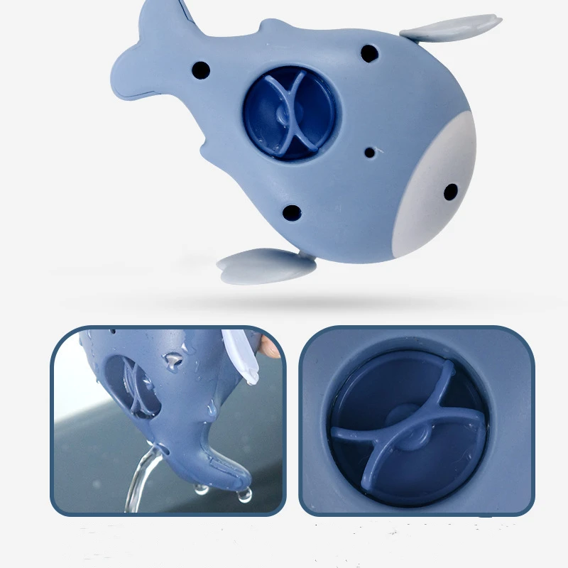 Baby Bath Toys Water Play Mini Animal Sets Wind Up Turtle  Duck Dinosaur Dolphin Crab Cow Whale Penguin Kids Swimming Toys