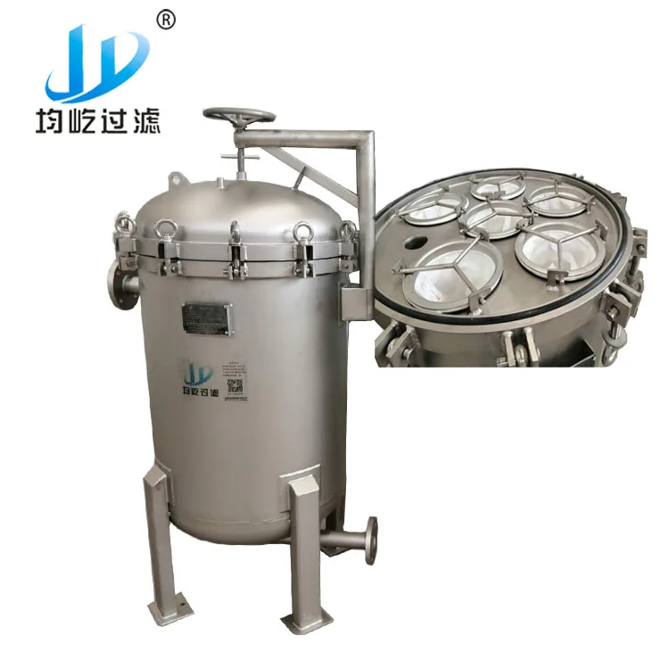 Cheap price palm oil filtration machines bag filter housing
