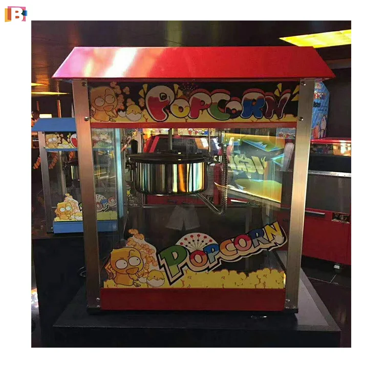 Industrial Commercial Popcorn Machine Cinema Big Electric Automatic Popcorn Maker