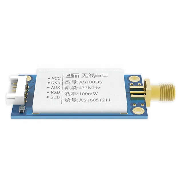 Industrial Data Transceiver Wireless Low Cost RF Transmitter Module 1.5Km SI4432 Communication Lora Spread Spectrum