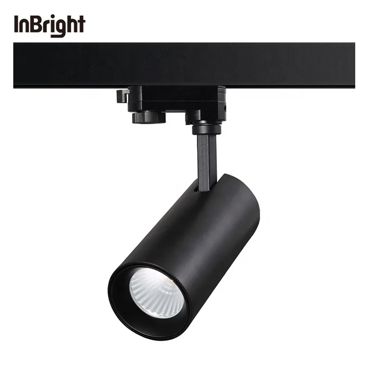 Регулируемая светодиодная трековая система освещения, поворот на 350 градусов, 10 Вт, 20 Вт, 35 Вт, Диммируемый Светодиодный прожектор dali track