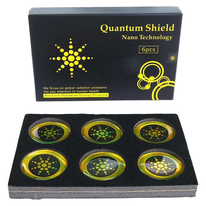 Round 5g Anti Radiation Quantum Shield For Cell Phone EMF Protection Reduce Radiation Anti Radiation Sticker