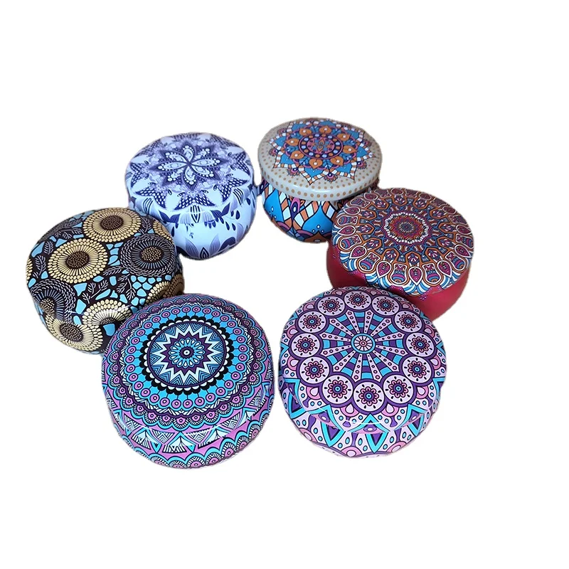 
Sublimation Round Tin Box Chocolate Food Can Metal Cake Tin Boxes For Cookie 