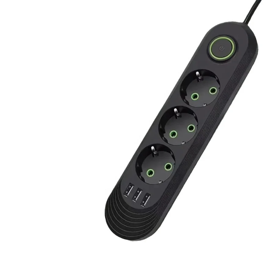 USB multifunctional socket  European style power supply with switch socket