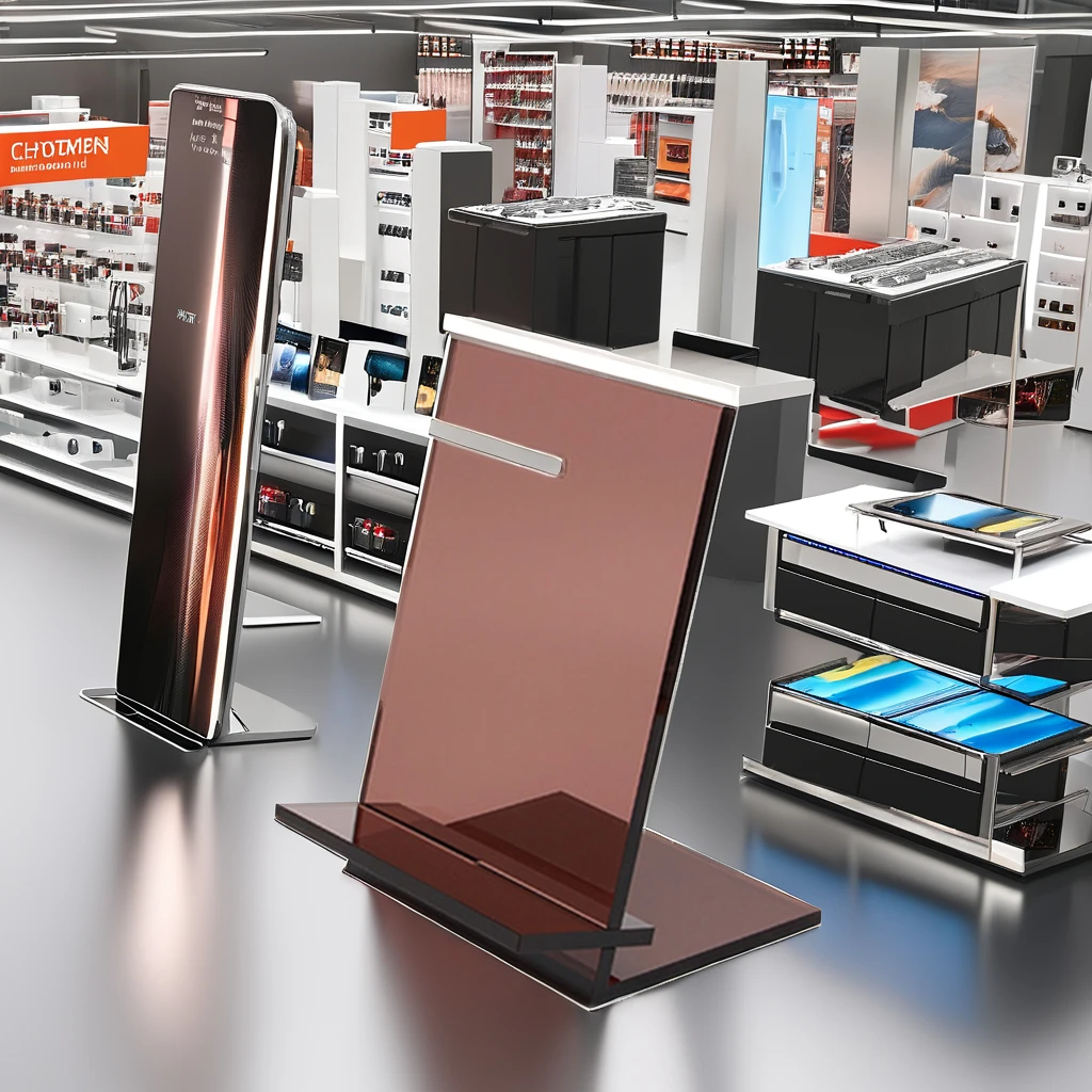 Factory Custom Clear PMMA Plexiglass Stand for Handphone Smartphone Clear Acrylic Cell Phone Holder Display Rack